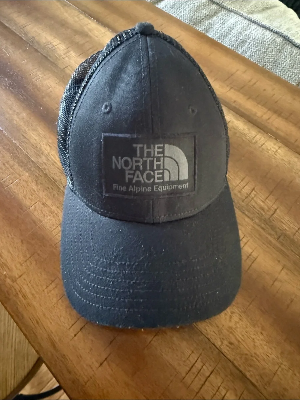 The North Face Black Mesh Trucker Hat